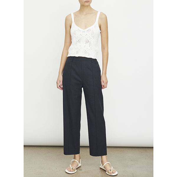 Vince Mid Rise Tapered Pull On Pant Marina